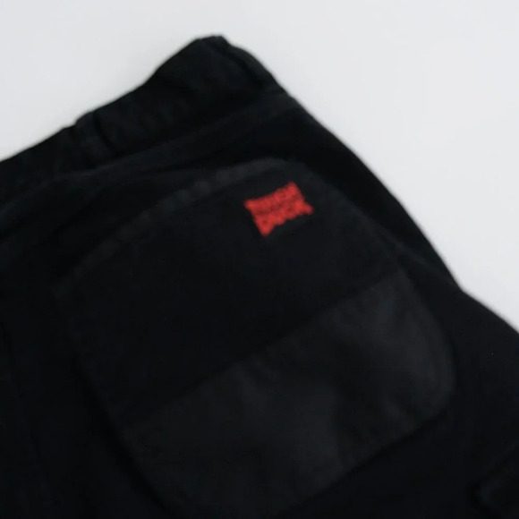 Tough Duck Black Thick Cotton Cargo Pants Size  34x32 - Picture 14 of 16
